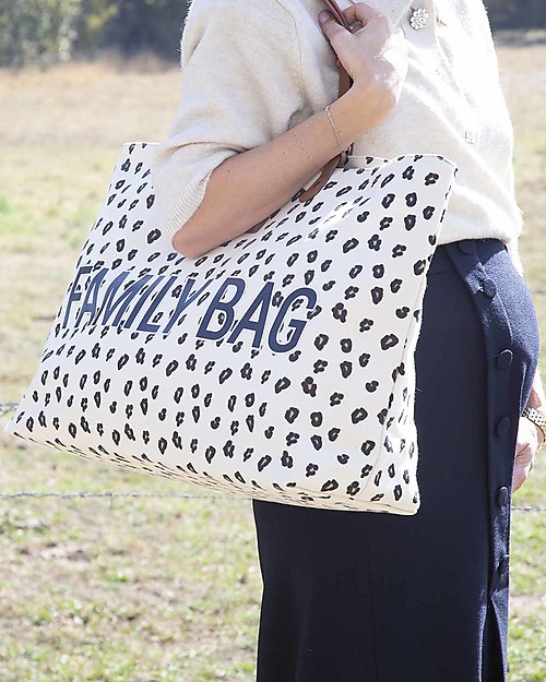 Childhome Family Bag - Weekend bag 55x18x40 cm - Leopard Diaper Changing Bags