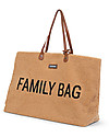 Childhome Family Bag - Weekend bag 55x18x40 cm - Teddy Beige Diaper Changing Bags