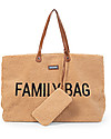 Childhome Family Bag - Weekend bag 55x18x40 cm - Teddy Beige Diaper Changing Bags