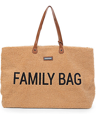 Childhome Family Bag - Weekend bag 55x18x40 cm - Teddy Beige Travel Bags