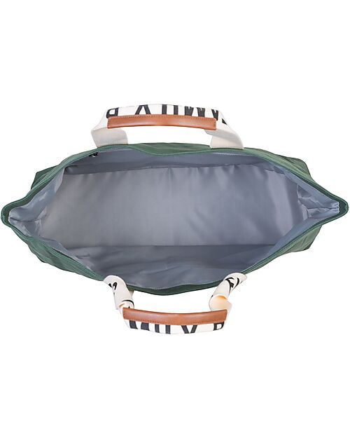 Childhome Family Bag Weekend Bag - Green - Signature Collection - 55x18x40cm Diaper Changing Bags