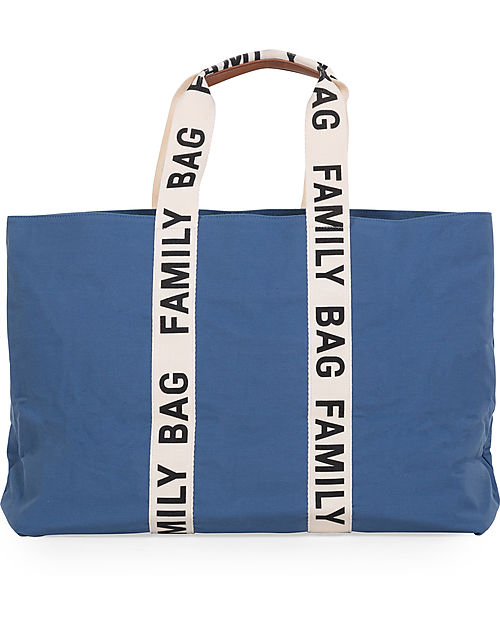 Childhome Family Bag Weekend Bag - Indigo - Signature Collection - 55x18x40cm Diaper Changing Bags