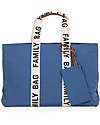 Childhome Family Bag Weekend Bag - Indigo - Signature Collection - 55x18x40cm Diaper Changing Bags