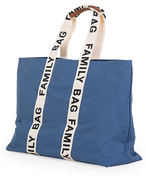 Childhome Family Bag Weekend Bag - Indigo - Signature Collection - 55x18x40cm Diaper Changing Bags