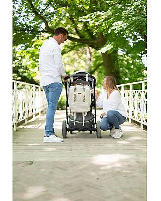 Childhome Family Club Backpack - Off White - Changing Mat Included! Changing Backpack