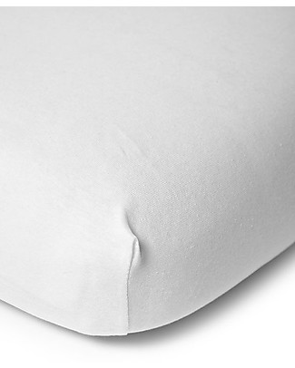 Childhome Fitted Sheet for Teenager Bed 90x200 cm - White Bed Sheets