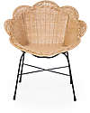 Childhome Flower Chair - Rattan and Steel - Vintage Design Chairs