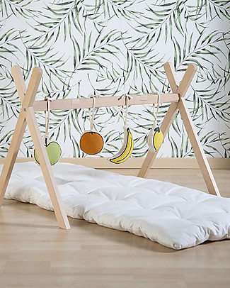 Childhome Gymtoys Canvas Fruit Set for Childhome Playgym Baby Gym