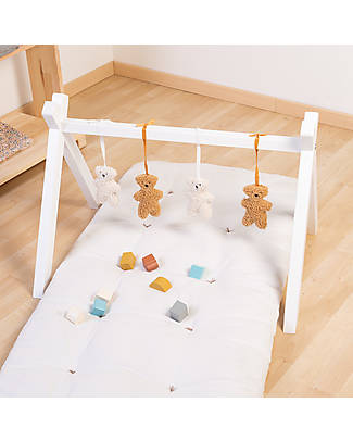 Childhome Gymtoys Teddy Set for Childhome Playgym Baby Gym