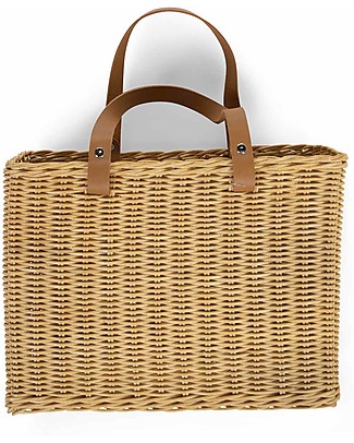 Childhome Hang Basket with Handles - Natural Storage organisers