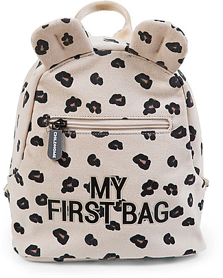 Childhome Kids My First Bag - Leopard - 20x8x24 cm Small Backpacks