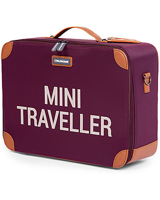 Childhome Kids Suitcase Mini Traveller - Aubergine - 40 x 30 x 15 cm Travel Bags