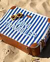 Childhome Kids Suitcase Mini Traveller - Electric Blue/Light Blue - 40 x 30 x 15 cm Travel Bags