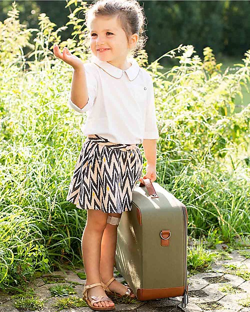 Childhome Kids Suitcase Mini Traveller - Kaki - 40 x 30 x 15 cm Travel Bags