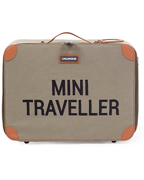 Childhome Kids Suitcase Mini Traveller - Kaki - 40 x 30 x 15 cm Travel Bags