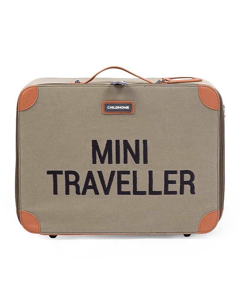 Childhome Kids Suitcase Mini Traveller - Kaki - 40 x 30 x cm unisex