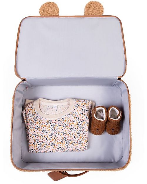 Childhome Kids Suitcase Mini Traveller - Teddy Be - 40 x 30 x 15 cm Travel Bags