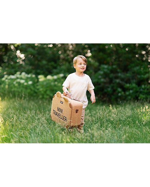 Childhome Kids Suitcase Mini Traveller - Teddy Be - 40 x 30 x 15 cm Travel Bags