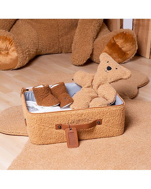 Childhome Kids Suitcase Mini Traveller - Teddy Be - 40 x 30 x 15 cm Travel Bags