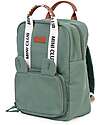Childhome Mini Club Signature Kids Backpack - Green -23x10x31 cm Kindergarten Backpacks