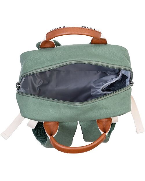 Childhome Mini Club Signature Kids Backpack - Green -23x10x31 cm Kindergarten Backpacks