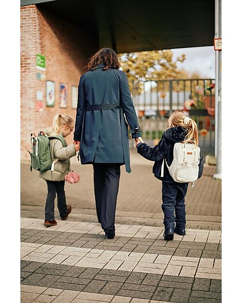 Childhome Mini Club Signature Kids Backpack - Green -23x10x31 cm Kindergarten Backpacks