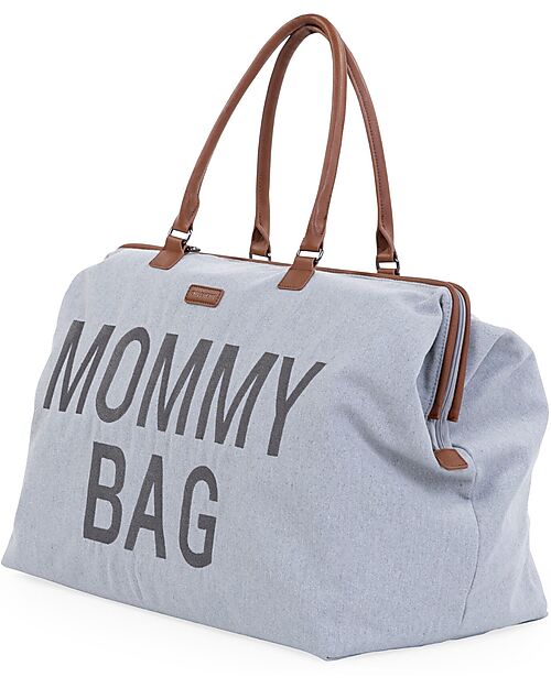 Childhome Mommy Bag Nursery Bag- Grey/Off White –