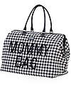 Childhome Mommy Bag Changing Bag 55 x 30 x 40 cm - Pied de Poule - Includes Changing Mat! Diaper Changing Bags