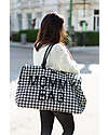 Childhome Mommy Bag Changing Bag 55 x 30 x 40 cm - Pied de Poule - Includes Changing Mat! Diaper Changing Bags