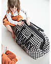 Childhome Mommy Bag Changing Bag 55 x 30 x 40 cm - Pied de Poule - Includes Changing Mat! Diaper Changing Bags
