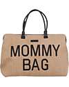 Childhome Mommy Bag Changing Bag 55 x 30 x 40 cm - Raffia - Includes Changing Mat! Diaper Changing Bags