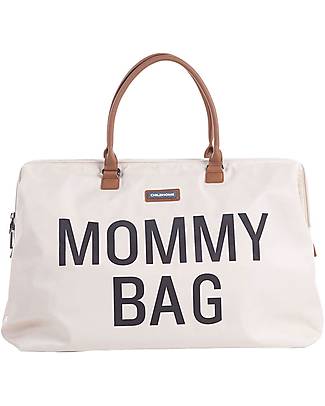 Childhome Mommy Bag Diaper Bag - 55 x 30 x 30 cm - Off white - Includes foldable changing mat! Diaper Changing Bags & Accessories