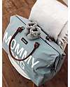 Childhome Mommy Bag Diaper Bag - 55 x 30 x 40 cm - Grey Off White - Includes foldable changing mat! Diaper Changing Bags