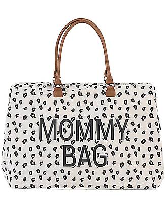 Childhome Mommy Bag Diaper Bag - 55 x 30 x 40 cm - Leopard - Includes foldable changing mat! Diaper Changing Bags & Accessories