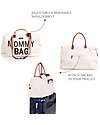 Childhome Mommy Bag Diaper Bag - 55 x 30 x 40 cm - Off white - Includes foldable changing mat! Diaper Changing Bags