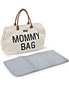 Childhome Mommy Bag Diaper Bag - 55 x 30 x 40 cm - Off white - Includes foldable changing mat! Diaper Changing Bags