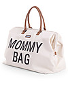Childhome Mommy Bag Diaper Bag - 55 x 30 x 40 cm - Off white - Includes foldable changing mat! Diaper Changing Bags