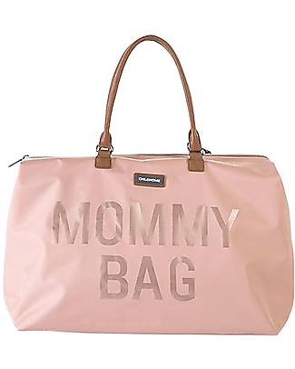 Childhome Mommy Bag Diaper Bag - 55 x 30 x 40 cm - Pink Copper - Includes foldable changing mat! Diaper Changing Bags & Accessories