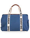 Childhome Mommy Bag - Indigo - Signature Collection - 55x30x40 cm - Includes Changing Mat! Diaper Changing Bags