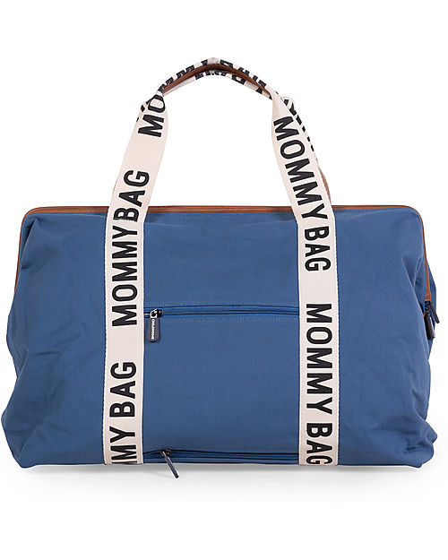 Childhome Mommy Bag - Indigo - Signature Collection - 55x30x40 cm - Includes Changing Mat! Diaper Changing Bags