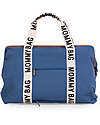 Childhome Mommy Bag - Indigo - Signature Collection - 55x30x40 cm - Includes Changing Mat! Diaper Changing Bags