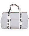 Childhome Mommy Bag - Off White - Signature Collection - 55x30x40 cm - Includes Changing Mat! Diaper Changing Bags