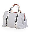 Childhome Mommy Bag - Off White - Signature Collection - 55x30x40 cm - Includes Changing Mat! Diaper Changing Bags