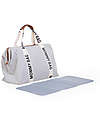 Childhome Mommy Bag - Off White - Signature Collection - 55x30x40 cm - Includes Changing Mat! Diaper Changing Bags
