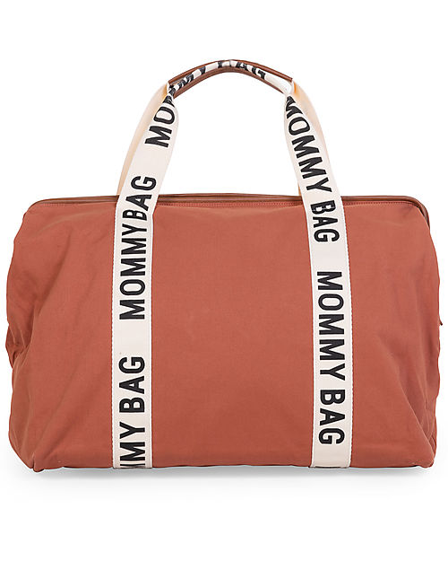 Childhome Mommy Bag - Terracotta - Signature Collection - 55x30x40 cm - Includes Changing Mat! Diaper Changing Bags
