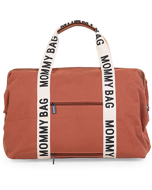 Childhome Mommy Bag - Terracotta - Signature Collection - 55x30x40 cm - Includes Changing Mat! Diaper Changing Bags