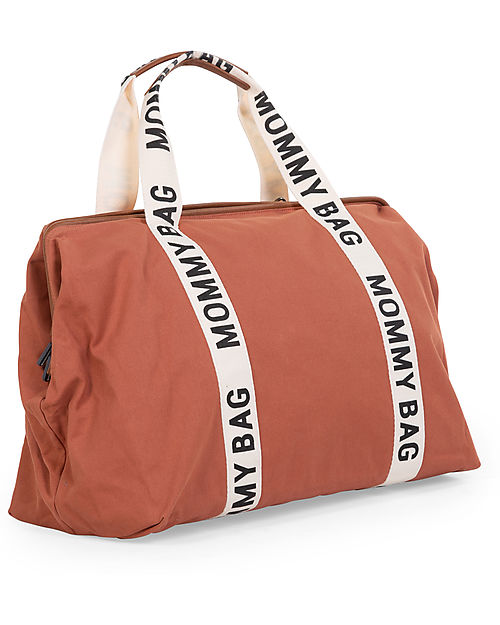 Childhome Mommy Bag - Terracotta - Signature Collection - 55x30x40 cm - Includes Changing Mat! Diaper Changing Bags