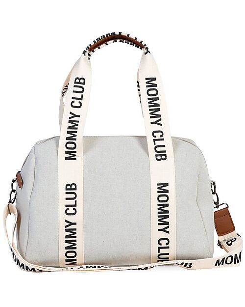 Childhome Mommy Club Signature Changing Bag in Canvas Off White