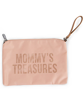 Childhome Mommy Clutch - 33x23 cm - Pink and Copper Makeup Bags and Pouches
