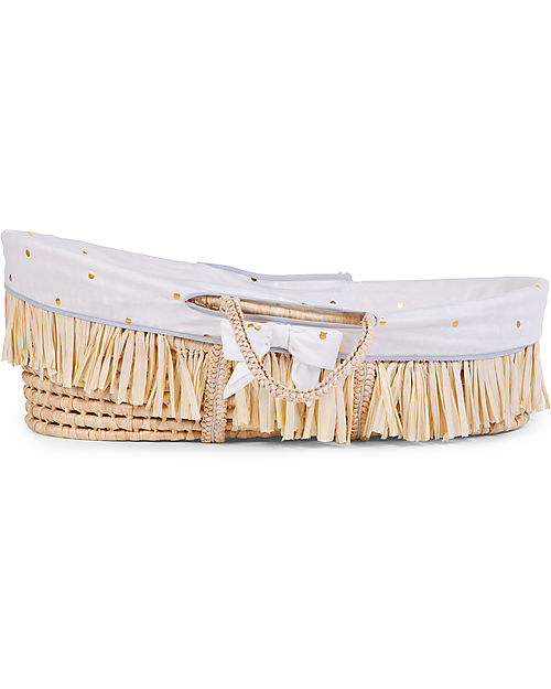 Childhome Moses Basket Cover, 100% cotton - Golden Dots Cribs & Moses Baskets